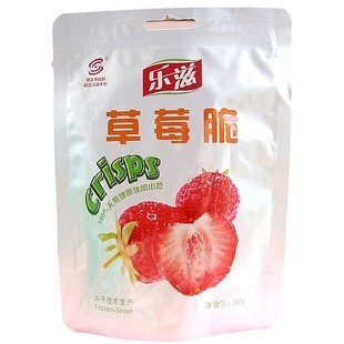  满58包邮 乐滋草莓脆 冻干草莓干20g 亏本只赚人气价