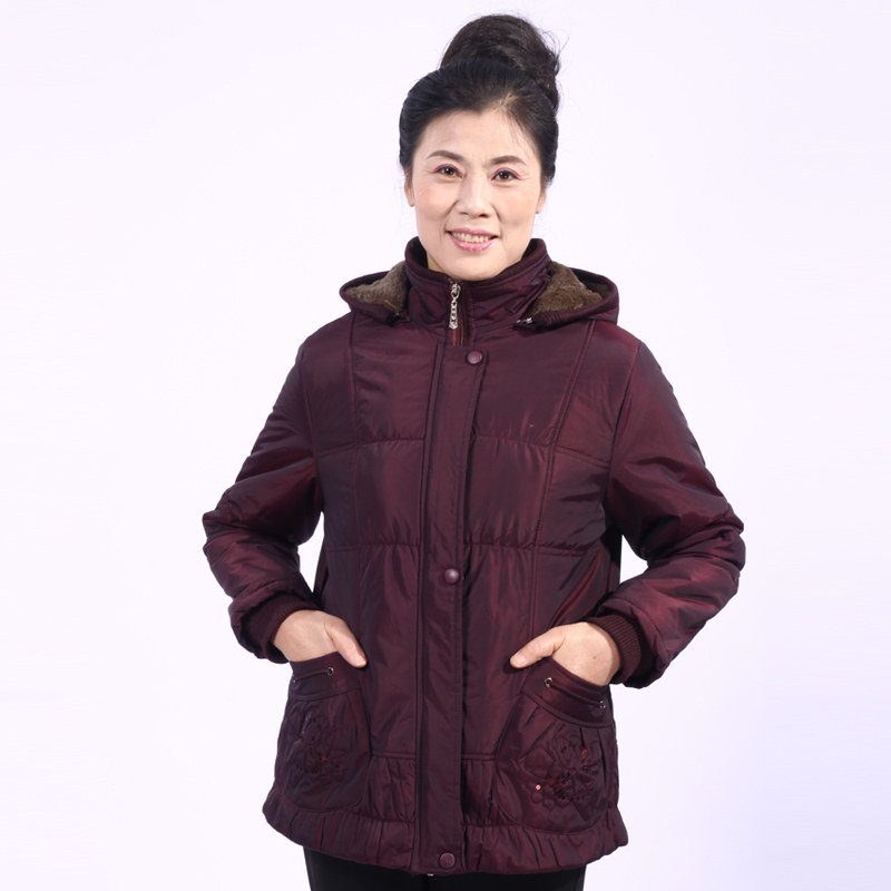 813<span class=H>中</span><span class=H>老年</span><span class=H>服装</span><span class=H>中</span>年女装<span class=H>棉</span>服妈妈装冬装<span class=H>棉</span>衣外套加绒加厚浪博金秋