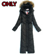 冲冠特价<span class=H>专柜</span>正品ONLY加长款女款羽绒服羽绒大衣特价258