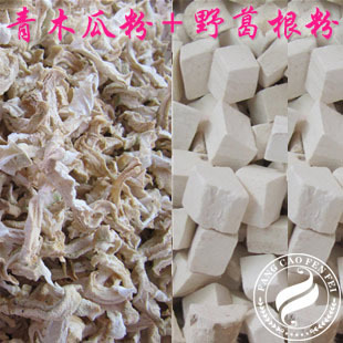  包邮 一月量丰胸产品青木瓜粉+野葛根粉共600克 正品纯天然食品