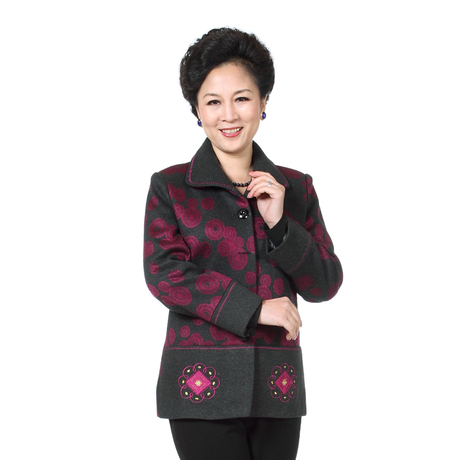 2014中老年女装春秋外套 老年人女装<em>春装</em>褂子