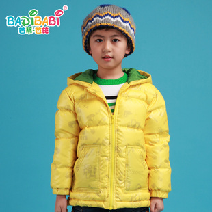  芭蒂芭芘童装羽绒服冬装新款厚儿童男童羽绒男大童加厚韩版冬