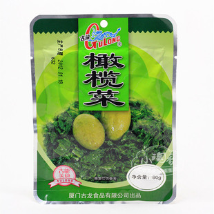  古龙橄榄菜80g 潮汕蓬盛风味橄榄菜 厦门特产 超级下饭