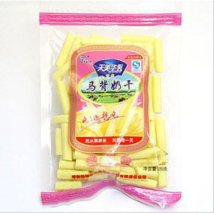  内蒙古特产天美华乳奶制品 奶棒 马背奶干 香芋味250克办公室零食
