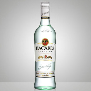  正品百加得白朗姆酒 百加得超级朗姆酒 北京青年 百家得 适合调酒