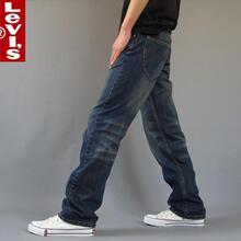 levi's 501牛仔裤 蓝色多袋 猫须 修身有型 型男必备096