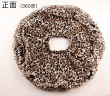 VIVILENA sindel豹纹裙 甜美多层层雪纺大摆超短裙 蛋糕半身裙