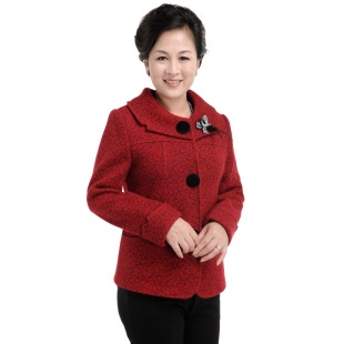  秋冬妈妈装中老年女装秋装新品中年女装秋装冬装外套上衣服装大码