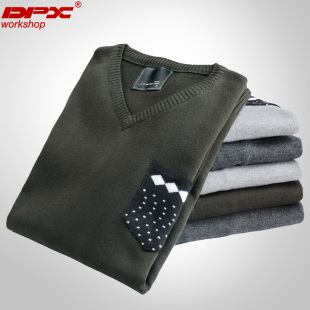  DPX 冬装新品 男士毛衣 韩版潮男装外套厚毛衣 男 针织衫 男毛衫