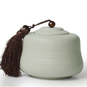 Matte blue glaze Celadon hanging tassel Chazhong Box Storage tankin the Tableware , Tea set , Tea caddy category - from Buy2taobao.com to provide professional Taobao agent buy service