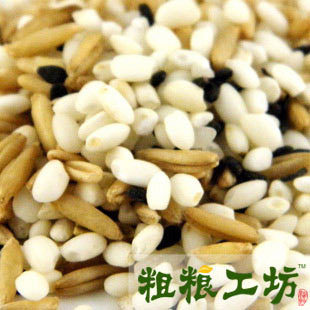  『粗粮工坊』燕麦黑芝麻粥/燕麦米/糯米/黑芝麻/多吃杂粮身体健康