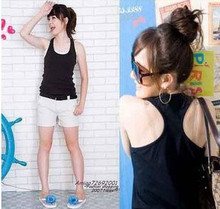 纯棉韩版工字背心女打底背心女夏装纯棉背心打底衫夏季女装