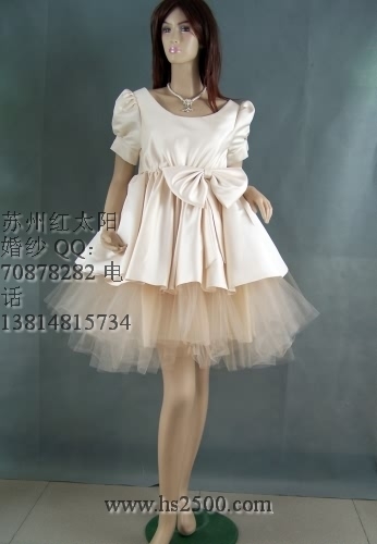 结婚敬酒服香槟色精品婚纱新娘礼服韩版婚纱礼服裙时尚晚装短款伴娘礼服 结婚敬酒服香槟色精品婚纱新娘礼服韩版婚纱礼服裙时尚晚装短款伴娘礼服