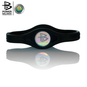 POWER BALANCE 霸能 能量平衡公司 手环 硅胶手环 黑色黑字