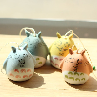 瓷龙猫风铃 挂饰日本风铃 创意大学毕业礼物女