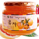 韩国全南/quannan蜂蜜柚子茶580g 包邮 买二瓶送花生酥需拍下