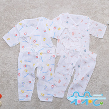 2012春款 双层精致纱布（超柔软）宝宝内衣 婴童套装 TT-19