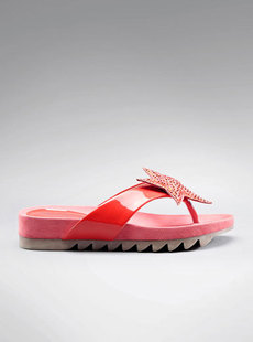 Dream Basha diamond starfish PU shoes cute new 2012 point clip dragging feet short with cool 125,012,211