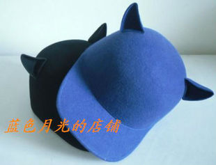  givenchy纪梵希 呛口小辣椒同款礼帽 小恶魔帽子 猫耳朵羊毛帽子