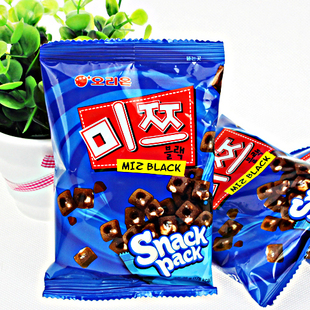  韩国进口食品 好丽友脆米棋子饼干 巧克力味 妈妈和宝贝都爱 38g
