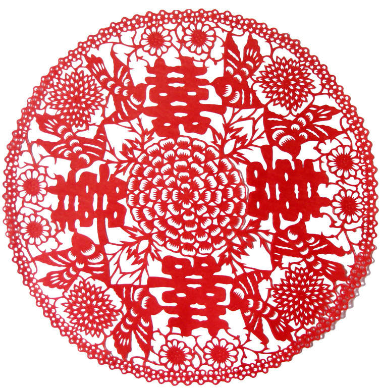 剪纸窗花作品 龙年客厅酒店装饰画 婚庆用品 喜字 四喜临门 剪纸窗花作品 龙年客厅酒店装饰画 婚庆用品 喜字 四喜临门