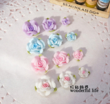 出口正品 法国Julie软陶花 3个/6.2元 品质上乘 手机美容必备