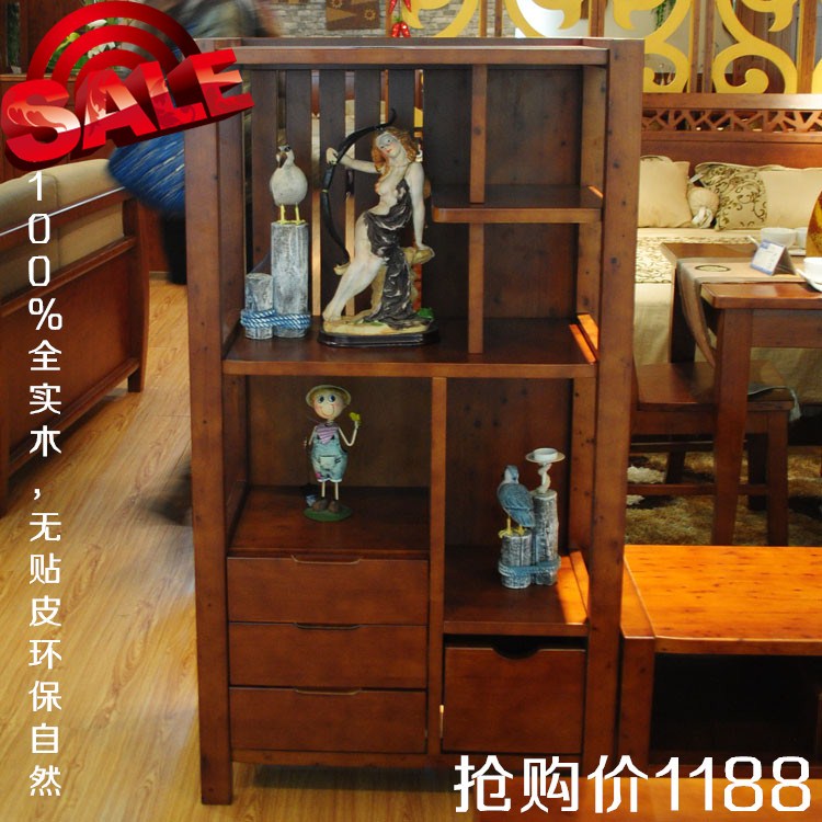 天然實木儲物櫃 餐廳酒櫃 備餐櫃 柏木收納櫃 四抽鬥櫃 裝飾立櫃在類目 住宅傢俱, 櫃類, 餐邊櫃中 - 來自Buy2taobao.com提供專業的淘寶代購服務