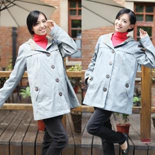Female Royal maternity dresses of spring clothing new Korean women dust coat jacket coat of pregnant women 11,086