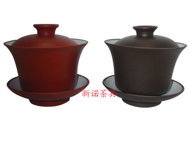 紫砂盖碗 功夫茶具 紫砂茶具 茶壶 朱砂盖碗 三财碗 新诺瓷业在类目 餐饮具, 茶具, 功夫茶具中 - 来自Buy2taobao.com提供专业的淘宝代购服务