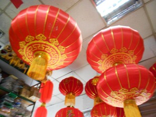  0.6米大红灯笼批发 60cm金边大红灯笼 春节宫灯 年货灯 节日装饰