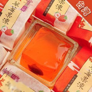  金冠推荐 雪之恋果冻 草莓果冻 草莓布丁（50G）台湾进口零食