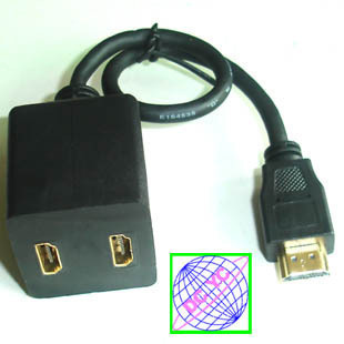 Yucheng -HDMI HD signals Splitter Splitter One into two,Dual display Interface Gold-platedin the 3C Digital Accessories, Electronic components market , Wire/Line class , Adapter category - from Buy2taobao.com to provide professional Taobao agent buy service