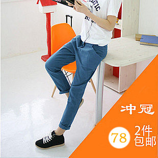 休闲哈伦裤 女 2012新款 韩版潮大码 女裤子