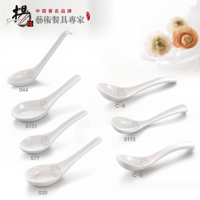 A5 Melamine Plastic a soup spoon white Large trumpet Dessert Spoon rice Seasoning spoon chopsticks Restaurant tablewarein the Tableware , Tableware , Fork/Spoon/Chopsticks set category - from Buy2taobao.com to provide professional Taobao agent buy service