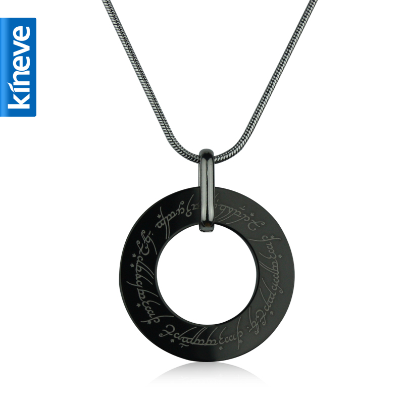Kineve Lord of the Rings Necklace Men's Necklace Tungsten gold necklace Occident fashion Jewelry A birthday presentin the Accessories/Fashion Jewelry, Necklace category - from Buy2taobao.com to provide professional Taobao agent buy service