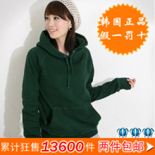 卫衣女秋冬韩版情侣装秋冬装新款冬装2011大码女装休闲加厚外套