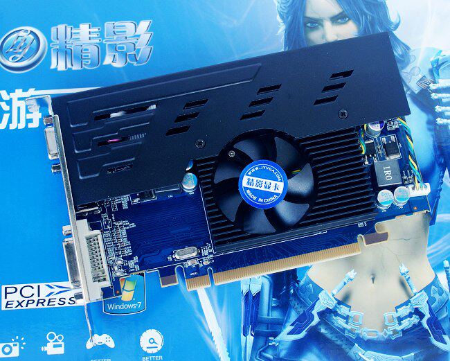 商城正品 精影 HD5450 精镭版GDDR5 3.2G高频DX11独立显卡杀GT210