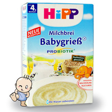 【含奶】德国喜宝HiPP有机益生菌燕麦米粉米糊250g*4个月12/11