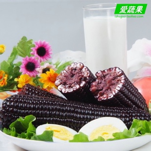 【爱蔬果】绿色食品新鲜蔬菜 黑玉米 黑包谷 1个/份 北京配送