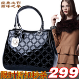 年货2012 专柜正品老人头时尚韩版女包包 新款真皮包包手提单肩包