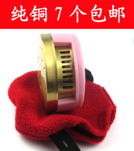包邮 100%第六代纯铜随身灸艾灸盒 温灸盒艾灸器炉 可加姜片艾柱