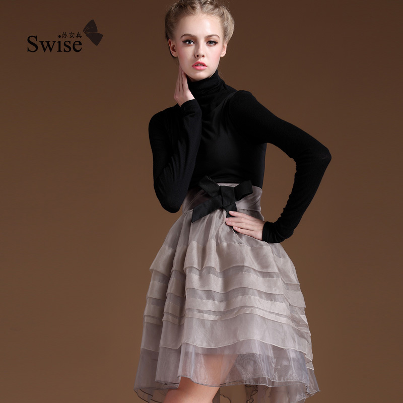 Женское платье Swise s131a1444 2013 2012 Женское платье Swise s131a1444 2013 2012 Весна 2013 Без рукавов