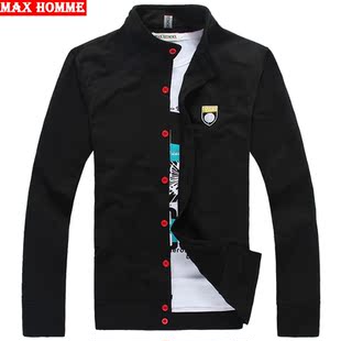  Max Homme 男卫衣 秋款男士开衫卫衣 韩版卫衣 男 立领卫衣 男