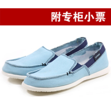 专柜正品卡洛驰女鞋crocs帆布鞋墨尔本圣克鲁兹休闲轻便平跟单鞋