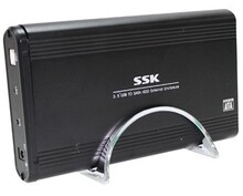 SSK飚王台式机3.5寸sata串口/移动硬盘盒/USB2.0 SHE056送螺丝刀