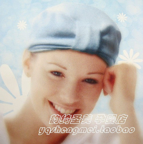 比亲正品 产妇帽 月子帽 纯棉全棉毛巾式 孕产妇必备坐月子必需品