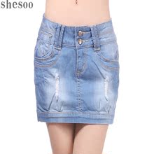 2012牛仔裙 牛仔短裙 包臀半身裙新款春夏季女装韩国版潮修身裙子