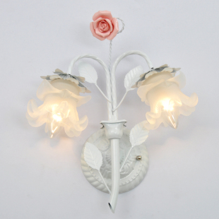 Simple Wall lamp bedside lamp continental home creative garden lighting modern lighting Wall lamp double head lamp 912B/2