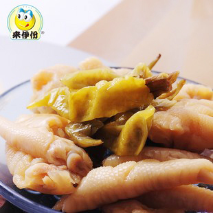  来伊份官方旗舰店 来一份特产零食 山椒凤爪250g 小包装泡