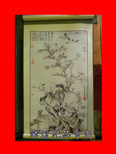 De negocios extranjeros, regalo, regalos y pintura en seda: Standard Edition Yuan Wang Yuan de bambú y piedra conjuntos de aves de corral 140x45